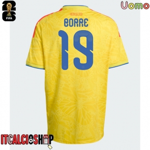 Colombia Rafael Santos Borre #19 Prima Maglia Mondiali 2026 Manica Corta